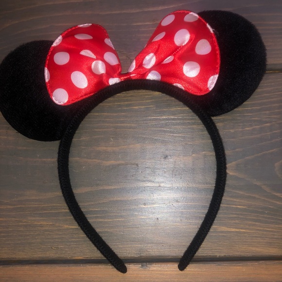 Applause Minnie Mouse Plush Hand Puppet 11" Disney Minnie Mouse Headband Red - Picture 7 of 12